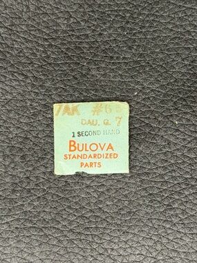 NOS Authentic BULOVA Standardized Watch Part. 7AK 63 DAU G 7. Hour and Min Hands